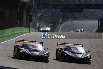 2024-07-14 - 59 SAUCY Grégoire (swi), COTTINGHAM James (gbr), COSTA Nicolas (bra), United Autosports, McLaren 720S GT3 Evo #59, LM GT3, 95 SATO Marino (jpn), PINO Nico (chl), CAYGILL Josh (gbr), United Autosports, McLaren 720S GT3 Evo #95, LM GT3, action during the 2024 Rolex 6 Hours of Sao Paulo, 5th round of the 2024 FIA World Endurance Championship, from July 12 to 14, 2024 on the Autódromo José Carlos Pace in Interlagos, Brazil - FIA WEC - 6 HOURS OF SAO PAULO 2024 - ENDURANCE - MOTORS