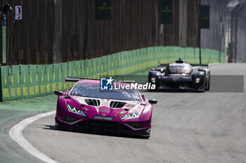 2024-07-14 - 85 BOVY Sarah (bel), FREY Rahel (swi), GATTING Michelle (dnk), Iron Dames, Lamborghini Huracan GT3 Evo2 #85, LM GT3, action during the 2024 Rolex 6 Hours of Sao Paulo, 5th round of the 2024 FIA World Endurance Championship, from July 12 to 14, 2024 on the Autódromo José Carlos Pace in Interlagos, Brazil - FIA WEC - 6 HOURS OF SAO PAULO 2024 - ENDURANCE - MOTORS