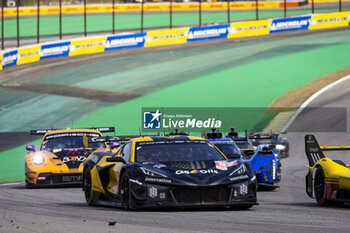 2024-07-14 - 82 JUNCADELLA Daniel (spa), BAUD Sébastien (fra), KOIZUMI Hiroshi (jpn), TF Sport, Corvette Z06 GT3.R #82, LM GT3, action during the 2024 Rolex 6 Hours of Sao Paulo, 5th round of the 2024 FIA World Endurance Championship, from July 12 to 14, 2024 on the Autódromo José Carlos Pace in Interlagos, Brazil - FIA WEC - 6 HOURS OF SAO PAULO 2024 - ENDURANCE - MOTORS