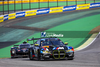 2024-07-14 - 46 MARTIN Maxime (bel), ROSSI Valentino (ita), AL HARTHY Ahmad (omn) Team WRT, BMW M4 GT3 #46, LM GT3, action during the 2024 Rolex 6 Hours of Sao Paulo, 5th round of the 2024 FIA World Endurance Championship, from July 12 to 14, 2024 on the Autódromo José Carlos Pace in Interlagos, Brazil - FIA WEC - 6 HOURS OF SAO PAULO 2024 - ENDURANCE - MOTORS