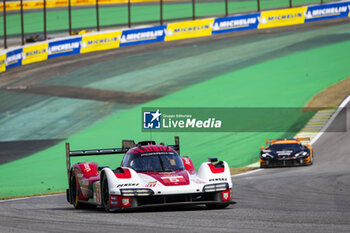 2024-07-14 - 05 CAMPBELL Matt (aus), CHRISTENSEN Michael (dnk), MAKOWIECKI Frédéric (fra), Porsche Penske Motorsport, Porsche 963 #05, Hypercar, action during the 2024 Rolex 6 Hours of Sao Paulo, 5th round of the 2024 FIA World Endurance Championship, from July 12 to 14, 2024 on the Autódromo José Carlos Pace in Interlagos, Brazil - FIA WEC - 6 HOURS OF SAO PAULO 2024 - ENDURANCE - MOTORS