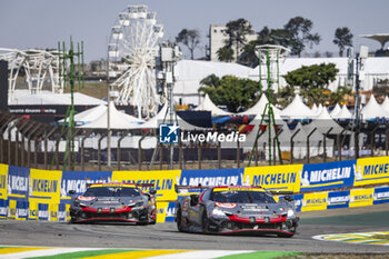 2024-07-14 - 55 HERIAU François (fra), MANN Simon (usa), ROVERA Alessio (ita), Vista AF Corse, Ferrari 296 GT3 #55, LM GT3, action during the 2024 Rolex 6 Hours of Sao Paulo, 5th round of the 2024 FIA World Endurance Championship, from July 12 to 14, 2024 on the Autódromo José Carlos Pace in Interlagos, Brazil - FIA WEC - 6 HOURS OF SAO PAULO 2024 - ENDURANCE - MOTORS