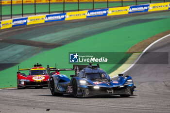 2024-07-14 - 36 VAXIVIERE Matthieu (fra), SCHUMACHER Mick (ger), LAPIERRE Nicolas (fra), Alpine Endurance Team, Alpine A424 #36, Hypercar, action during the 2024 Rolex 6 Hours of Sao Paulo, 5th round of the 2024 FIA World Endurance Championship, from July 12 to 14, 2024 on the Autódromo José Carlos Pace in Interlagos, Brazil - FIA WEC - 6 HOURS OF SAO PAULO 2024 - ENDURANCE - MOTORS