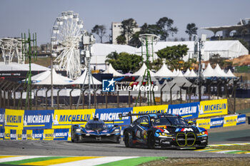 2024-07-14 - 46 MARTIN Maxime (bel), ROSSI Valentino (ita), AL HARTHY Ahmad (omn) Team WRT, BMW M4 GT3 #46, LM GT3, action during the 2024 Rolex 6 Hours of Sao Paulo, 5th round of the 2024 FIA World Endurance Championship, from July 12 to 14, 2024 on the Autódromo José Carlos Pace in Interlagos, Brazil - FIA WEC - 6 HOURS OF SAO PAULO 2024 - ENDURANCE - MOTORS