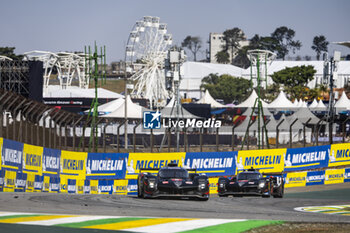 2024-07-14 - 08 BUEMI Sébastien (swi), HARTLEY Brendon (nzl), HIRAKAWA Ryo (jpn), Toyota Gazoo Racing, Toyota GR010 - Hybrid #08, Hypercar, action during the 2024 Rolex 6 Hours of Sao Paulo, 5th round of the 2024 FIA World Endurance Championship, from July 12 to 14, 2024 on the Autódromo José Carlos Pace in Interlagos, Brazil - FIA WEC - 6 HOURS OF SAO PAULO 2024 - ENDURANCE - MOTORS