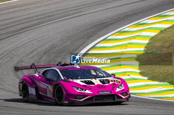 2024-07-14 - 85 BOVY Sarah (bel), FREY Rahel (swi), GATTING Michelle (dnk), Iron Dames, Lamborghini Huracan GT3 Evo2 #85, LM GT3, action during the 2024 Rolex 6 Hours of Sao Paulo, 5th round of the 2024 FIA World Endurance Championship, from July 12 to 14, 2024 on the Autódromo José Carlos Pace in Interlagos, Brazil - FIA WEC - 6 HOURS OF SAO PAULO 2024 - ENDURANCE - MOTORS