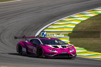 2024-07-14 - 85 BOVY Sarah (bel), FREY Rahel (swi), GATTING Michelle (dnk), Iron Dames, Lamborghini Huracan GT3 Evo2 #85, LM GT3, action during the 2024 Rolex 6 Hours of Sao Paulo, 5th round of the 2024 FIA World Endurance Championship, from July 12 to 14, 2024 on the Autódromo José Carlos Pace in Interlagos, Brazil - FIA WEC - 6 HOURS OF SAO PAULO 2024 - ENDURANCE - MOTORS