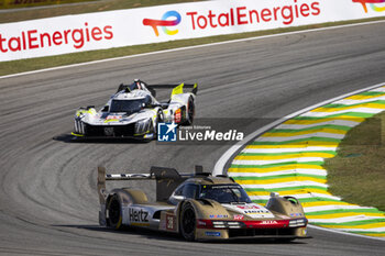 2024-07-14 - 38 RASMUSSEN Oliver (dnk), HANSON Philip (gbr), BUTTON Jenson (gbr), Hertz Team Jota, Porsche 963 #38, Hypercar, action during the 2024 Rolex 6 Hours of Sao Paulo, 5th round of the 2024 FIA World Endurance Championship, from July 12 to 14, 2024 on the Autódromo José Carlos Pace in Interlagos, Brazil - FIA WEC - 6 HOURS OF SAO PAULO 2024 - ENDURANCE - MOTORS