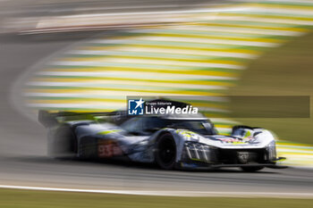 2024-07-14 - 93 JENSEN Mikkel (dnk), MULLER Nico (swi), VERGNE Jean-Eric (fra), Peugeot TotalEnergies, Peugeot 9x8 #93, Hypercar, action during the 2024 Rolex 6 Hours of Sao Paulo, 5th round of the 2024 FIA World Endurance Championship, from July 12 to 14, 2024 on the Autódromo José Carlos Pace in Interlagos, Brazil - FIA WEC - 6 HOURS OF SAO PAULO 2024 - ENDURANCE - MOTORS