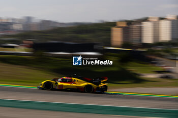 2024-07-14 - 83 KUBICA Robert (pol), SHWARTZMAN Robert (isr), YE Yifei (chn), AF Corse, Ferrari 499P #83, Hypercar, action during the 2024 Rolex 6 Hours of Sao Paulo, 5th round of the 2024 FIA World Endurance Championship, from July 12 to 14, 2024 on the Autódromo José Carlos Pace in Interlagos, Brazil - FIA WEC - 6 HOURS OF SAO PAULO 2024 - ENDURANCE - MOTORS