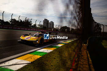 2024-07-14 - 83 KUBICA Robert (pol), SHWARTZMAN Robert (isr), YE Yifei (chn), AF Corse, Ferrari 499P #83, Hypercar, action during the 2024 Rolex 6 Hours of Sao Paulo, 5th round of the 2024 FIA World Endurance Championship, from July 12 to 14, 2024 on the Autódromo José Carlos Pace in Interlagos, Brazil - FIA WEC - 6 HOURS OF SAO PAULO 2024 - ENDURANCE - MOTORS