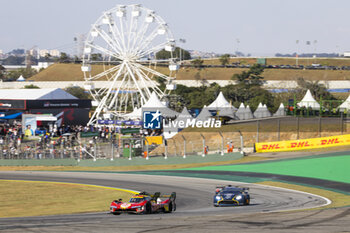 2024-07-14 - 50 FUOCO Antonio (ita), MOLINA Miguel (spa), NIELSEN Nicklas (dnk), Ferrari AF Corse, Ferrari 499P #50, Hypercar, action during the 2024 Rolex 6 Hours of Sao Paulo, 5th round of the 2024 FIA World Endurance Championship, from July 12 to 14, 2024 on the Autódromo José Carlos Pace in Interlagos, Brazil - FIA WEC - 6 HOURS OF SAO PAULO 2024 - ENDURANCE - MOTORS