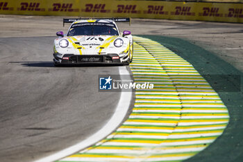 2024-07-14 - 92 MALYKHIN Aliaksandr (kna), STURM Joel (ger), BACHLER Klaus (aut), Manthey Purerxcing, Porsche 911 GT3 R #91, LM GT3, action during the 2024 Rolex 6 Hours of Sao Paulo, 5th round of the 2024 FIA World Endurance Championship, from July 12 to 14, 2024 on the Autódromo José Carlos Pace in Interlagos, Brazil - FIA WEC - 6 HOURS OF SAO PAULO 2024 - ENDURANCE - MOTORS