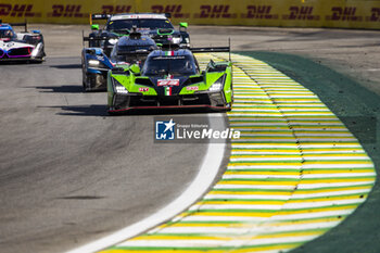 2024-07-14 - 63 BORTOLOTTI Mirko (ita), MORTARA Edoardo (swi), KVYAT Daniil (ita), Lamborghini Iron Lynx, Lamborghini SC63 #63, Hypercar, action during the 2024 Rolex 6 Hours of Sao Paulo, 5th round of the 2024 FIA World Endurance Championship, from July 12 to 14, 2024 on the Autódromo José Carlos Pace in Interlagos, Brazil - FIA WEC - 6 HOURS OF SAO PAULO 2024 - ENDURANCE - MOTORS