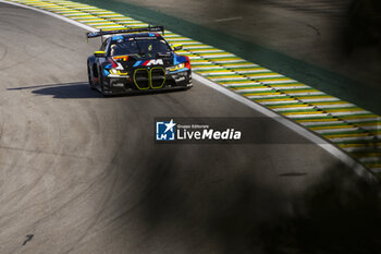 2024-07-14 - 46 MARTIN Maxime (bel), ROSSI Valentino (ita), AL HARTHY Ahmad (omn) Team WRT, BMW M4 GT3 #46, LM GT3, action during the 2024 Rolex 6 Hours of Sao Paulo, 5th round of the 2024 FIA World Endurance Championship, from July 12 to 14, 2024 on the Autódromo José Carlos Pace in Interlagos, Brazil - FIA WEC - 6 HOURS OF SAO PAULO 2024 - ENDURANCE - MOTORS