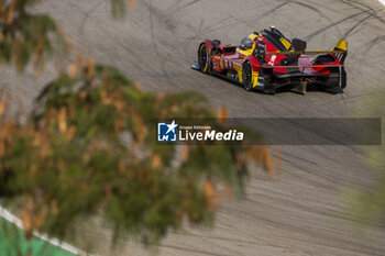 2024-07-14 - 51 PIER GUIDI Alessandro (ita), CALADO James (gbr), GIOVINAZZI Antonio (ita), Ferrari AF Corse, Ferrari 499P #51, Hypercar, action during the 2024 Rolex 6 Hours of Sao Paulo, 5th round of the 2024 FIA World Endurance Championship, from July 12 to 14, 2024 on the Autódromo José Carlos Pace in Interlagos, Brazil - FIA WEC - 6 HOURS OF SAO PAULO 2024 - ENDURANCE - MOTORS