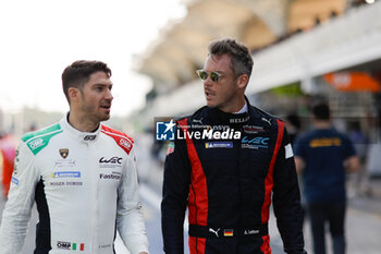 2024-07-14 - MORTARA Edoardo (swi), Lamborghini Iron Lynx, Lamborghini SC63, portrait, LOTTERER André (ger), Porsche Penske Motorsport, Porsche 936, portrait, during the 2024 Rolex 6 Hours of Sao Paulo, 5th round of the 2024 FIA World Endurance Championship, from July 12 to 14, 2024 on the Autódromo José Carlos Pace in Interlagos, Brazil - FIA WEC - 6 HOURS OF SAO PAULO 2024 - ENDURANCE - MOTORS