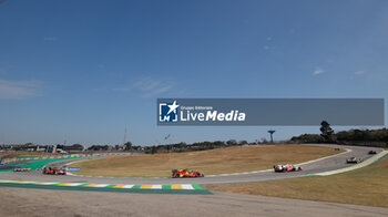 2024-07-14 - 51 PIER GUIDI Alessandro (ita), CALADO James (gbr), GIOVINAZZI Antonio (ita), Ferrari AF Corse, Ferrari 499P #51, Hypercar, action during the 2024 Rolex 6 Hours of Sao Paulo, 5th round of the 2024 FIA World Endurance Championship, from July 12 to 14, 2024 on the Autódromo José Carlos Pace in Interlagos, Brazil - FIA WEC - 6 HOURS OF SAO PAULO 2024 - ENDURANCE - MOTORS