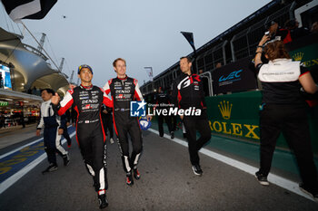 2024-07-14 - 08 BUEMI Sébastien (swi), HARTLEY Brendon (nzl), HIRAKAWA Ryo (jpn), Toyota Gazoo Racing, Toyota GR010 - Hybrid #08, Hypercar, podium, portrait during the 2024 Rolex 6 Hours of Sao Paulo, 5th round of the 2024 FIA World Endurance Championship, from July 12 to 14, 2024 on the Autódromo José Carlos Pace in Interlagos, Brazil - FIA WEC - 6 HOURS OF SAO PAULO 2024 - ENDURANCE - MOTORS