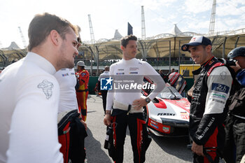 2024-07-14 - ESTRE Kevin (fra), Porsche Penske Motorsport, Porsche 963, portrait, BUEMI Sébastien (swi), Toyota Gazoo Racing, Toyota GR010 - Hybrid, portrait during the 2024 Rolex 6 Hours of Sao Paulo, 5th round of the 2024 FIA World Endurance Championship, from July 12 to 14, 2024 on the Autódromo José Carlos Pace in Interlagos, Brazil - FIA WEC - 6 HOURS OF SAO PAULO 2024 - ENDURANCE - MOTORS