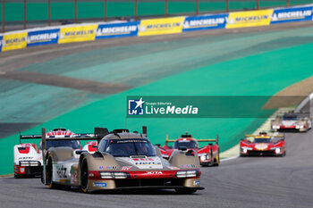 2024-07-14 - 12 STEVENS Will (gbr), NATO Norman (fra), ILOTT Callum (gbr), Hertz Team Jota, Porsche 963 #12, Hypercar, action during the 2024 Rolex 6 Hours of Sao Paulo, 5th round of the 2024 FIA World Endurance Championship, from July 12 to 14, 2024 on the Autódromo José Carlos Pace in Interlagos, Brazil - FIA WEC - 6 HOURS OF SAO PAULO 2024 - ENDURANCE - MOTORS