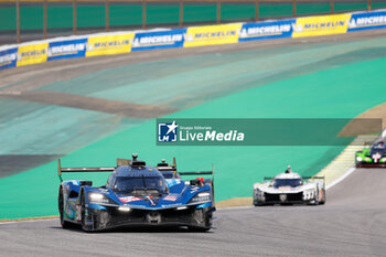 2024-07-14 - 36 VAXIVIERE Matthieu (fra), SCHUMACHER Mick (ger), LAPIERRE Nicolas (fra), Alpine Endurance Team, Alpine A424 #36, Hypercar, action during the 2024 Rolex 6 Hours of Sao Paulo, 5th round of the 2024 FIA World Endurance Championship, from July 12 to 14, 2024 on the Autódromo José Carlos Pace in Interlagos, Brazil - FIA WEC - 6 HOURS OF SAO PAULO 2024 - ENDURANCE - MOTORS