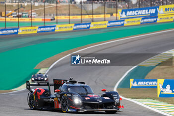 2024-07-14 - 07 CONWAY Mike (gbr), KOBAYASHI Kamui (jpn), DE VRIES Nyck (nld), Toyota Gazoo Racing, Toyota GR010 - Hybrid #07, Hypercar, action during the 2024 Rolex 6 Hours of Sao Paulo, 5th round of the 2024 FIA World Endurance Championship, from July 12 to 14, 2024 on the Autódromo José Carlos Pace in Interlagos, Brazil - FIA WEC - 6 HOURS OF SAO PAULO 2024 - ENDURANCE - MOTORS