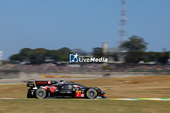 2024-07-14 - 07 CONWAY Mike (gbr), KOBAYASHI Kamui (jpn), DE VRIES Nyck (nld), Toyota Gazoo Racing, Toyota GR010 - Hybrid #07, Hypercar, action during the 2024 Rolex 6 Hours of Sao Paulo, 5th round of the 2024 FIA World Endurance Championship, from July 12 to 14, 2024 on the Autódromo José Carlos Pace in Interlagos, Brazil - FIA WEC - 6 HOURS OF SAO PAULO 2024 - ENDURANCE - MOTORS