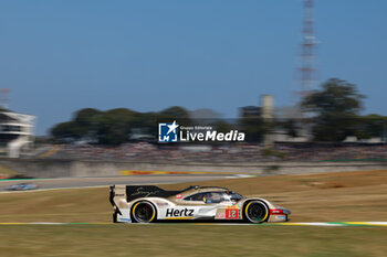 2024-07-14 - 12 STEVENS Will (gbr), NATO Norman (fra), ILOTT Callum (gbr), Hertz Team Jota, Porsche 963 #12, Hypercar, action during the 2024 Rolex 6 Hours of Sao Paulo, 5th round of the 2024 FIA World Endurance Championship, from July 12 to 14, 2024 on the Autódromo José Carlos Pace in Interlagos, Brazil - FIA WEC - 6 HOURS OF SAO PAULO 2024 - ENDURANCE - MOTORS