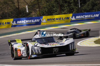 2024-07-14 - 93 JENSEN Mikkel (dnk), MULLER Nico (swi), VERGNE Jean-Eric (fra), Peugeot TotalEnergies, Peugeot 9x8 #93, Hypercar, action during the 2024 Rolex 6 Hours of Sao Paulo, 5th round of the 2024 FIA World Endurance Championship, from July 12 to 14, 2024 on the Autódromo José Carlos Pace in Interlagos, Brazil - FIA WEC - 6 HOURS OF SAO PAULO 2024 - ENDURANCE - MOTORS