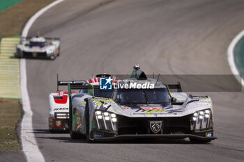 2024-07-14 - 93 JENSEN Mikkel (dnk), MULLER Nico (swi), VERGNE Jean-Eric (fra), Peugeot TotalEnergies, Peugeot 9x8 #93, Hypercar, action during the 2024 Rolex 6 Hours of Sao Paulo, 5th round of the 2024 FIA World Endurance Championship, from July 12 to 14, 2024 on the Autódromo José Carlos Pace in Interlagos, Brazil - FIA WEC - 6 HOURS OF SAO PAULO 2024 - ENDURANCE - MOTORS