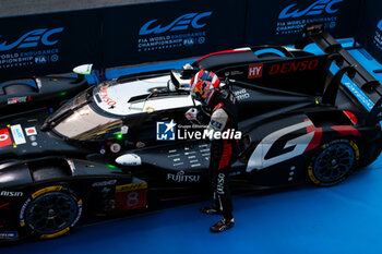 2024-07-14 - BUEMI Sébastien (swi), Toyota Gazoo Racing, Toyota GR010 - Hybrid, portrait, Parc Ferme during the 2024 Rolex 6 Hours of Sao Paulo, 5th round of the 2024 FIA World Endurance Championship, from July 12 to 14, 2024 on the Autódromo José Carlos Pace in Interlagos, Brazil - FIA WEC - 6 HOURS OF SAO PAULO 2024 - ENDURANCE - MOTORS