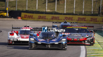 2024-07-14 - 36 VAXIVIERE Matthieu (fra), SCHUMACHER Mick (ger), LAPIERRE Nicolas (fra), Alpine Endurance Team, Alpine A424 #36, Hypercar, action during the 2024 Rolex 6 Hours of Sao Paulo, 5th round of the 2024 FIA World Endurance Championship, from July 12 to 14, 2024 on the Autódromo José Carlos Pace in Interlagos, Brazil - FIA WEC - 6 HOURS OF SAO PAULO 2024 - ENDURANCE - MOTORS