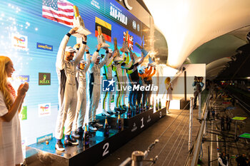 2024-07-14 - GT3 podium during the 2024 Rolex 6 Hours of Sao Paulo, 5th round of the 2024 FIA World Endurance Championship, from July 12 to 14, 2024 on the Autódromo José Carlos Pace in Interlagos, Brazil - FIA WEC - 6 HOURS OF SAO PAULO 2024 - ENDURANCE - MOTORS