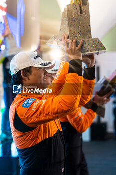 2024-07-14 - SATO Marino (jpn), United Autosports, McLaren 720S GT3 Evo, portrait, podium during the 2024 Rolex 6 Hours of Sao Paulo, 5th round of the 2024 FIA World Endurance Championship, from July 12 to 14, 2024 on the Autódromo José Carlos Pace in Interlagos, Brazil - FIA WEC - 6 HOURS OF SAO PAULO 2024 - ENDURANCE - MOTORS