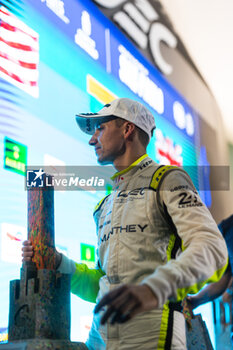 2024-07-14 - BACHLER Klaus (aut), Manthey Purerxcing, Porsche 911 GT3 R, portrait, podium during the 2024 Rolex 6 Hours of Sao Paulo, 5th round of the 2024 FIA World Endurance Championship, from July 12 to 14, 2024 on the Autódromo José Carlos Pace in Interlagos, Brazil - FIA WEC - 6 HOURS OF SAO PAULO 2024 - ENDURANCE - MOTORS