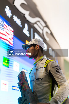 2024-07-14 - STURM Joel (ger), Manthey Purerxcing, Porsche 911 GT3 R, portrait, podium during the 2024 Rolex 6 Hours of Sao Paulo, 5th round of the 2024 FIA World Endurance Championship, from July 12 to 14, 2024 on the Autódromo José Carlos Pace in Interlagos, Brazil - FIA WEC - 6 HOURS OF SAO PAULO 2024 - ENDURANCE - MOTORS