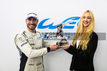 2024-07-14 - RIBERAS Alex (spa), Heart of Racing Team, Aston Martin Vantage GT3, portrait, Wingfoot Award during the 2024 Rolex 6 Hours of Sao Paulo, 5th round of the 2024 FIA World Endurance Championship, from July 12 to 14, 2024 on the Autódromo José Carlos Pace in Interlagos, Brazil - FIA WEC - 6 HOURS OF SAO PAULO 2024 - ENDURANCE - MOTORS