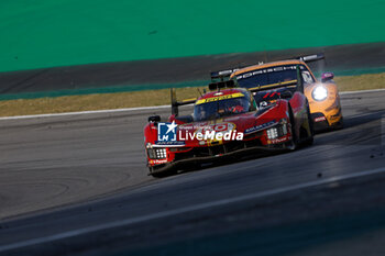 2024-07-14 - 50 FUOCO Antonio (ita), MOLINA Miguel (spa), NIELSEN Nicklas (dnk), Ferrari AF Corse, Ferrari 499P #50, Hypercar, action during the 2024 Rolex 6 Hours of Sao Paulo, 5th round of the 2024 FIA World Endurance Championship, from July 12 to 14, 2024 on the Autódromo José Carlos Pace in Interlagos, Brazil - FIA WEC - 6 HOURS OF SAO PAULO 2024 - ENDURANCE - MOTORS