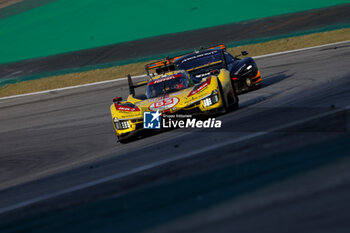 2024-07-14 - 83 KUBICA Robert (pol), SHWARTZMAN Robert (isr), YE Yifei (chn), AF Corse, Ferrari 499P #83, Hypercar, action during the 2024 Rolex 6 Hours of Sao Paulo, 5th round of the 2024 FIA World Endurance Championship, from July 12 to 14, 2024 on the Autódromo José Carlos Pace in Interlagos, Brazil - FIA WEC - 6 HOURS OF SAO PAULO 2024 - ENDURANCE - MOTORS