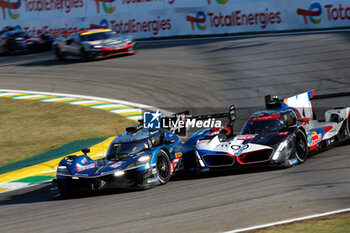 2024-07-14 - 35 MILESI Charles (fra), HABSBURG-LOTHRINGEN Ferdinand (aut), CHATIN Paul-Loup (fra), Alpine Endurance Team #35, Alpine A424, Hypercar, action, 20 VAN DER LINDE Sheldon (zaf), FRIJNS Robin (nld), RAST René (ger), BMW M Team WRT, BMW Hybrid V8 #20, Hypercar, action, during the 2024 Rolex 6 Hours of Sao Paulo, 5th round of the 2024 FIA World Endurance Championship, from July 12 to 14, 2024 on the Autódromo José Carlos Pace in Interlagos, Brazil - FIA WEC - 6 HOURS OF SAO PAULO 2024 - ENDURANCE - MOTORS