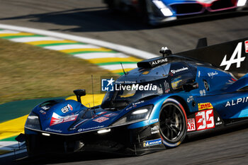 2024-07-14 - 35 MILESI Charles (fra), HABSBURG-LOTHRINGEN Ferdinand (aut), CHATIN Paul-Loup (fra), Alpine Endurance Team #35, Alpine A424, Hypercar, action during the 2024 Rolex 6 Hours of Sao Paulo, 5th round of the 2024 FIA World Endurance Championship, from July 12 to 14, 2024 on the Autódromo José Carlos Pace in Interlagos, Brazil - FIA WEC - 6 HOURS OF SAO PAULO 2024 - ENDURANCE - MOTORS