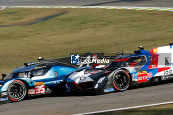 2024-07-14 - 35 MILESI Charles (fra), HABSBURG-LOTHRINGEN Ferdinand (aut), CHATIN Paul-Loup (fra), Alpine Endurance Team #35, Alpine A424, Hypercar, action, 20 VAN DER LINDE Sheldon (zaf), FRIJNS Robin (nld), RAST René (ger), BMW M Team WRT, BMW Hybrid V8 #20, Hypercar, action, during the 2024 Rolex 6 Hours of Sao Paulo, 5th round of the 2024 FIA World Endurance Championship, from July 12 to 14, 2024 on the Autódromo José Carlos Pace in Interlagos, Brazil - FIA WEC - 6 HOURS OF SAO PAULO 2024 - ENDURANCE - MOTORS