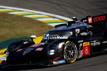 2024-07-14 - 08 BUEMI Sébastien (swi), HARTLEY Brendon (nzl), HIRAKAWA Ryo (jpn), Toyota Gazoo Racing, Toyota GR010 - Hybrid #08, Hypercar, action during the 2024 Rolex 6 Hours of Sao Paulo, 5th round of the 2024 FIA World Endurance Championship, from July 12 to 14, 2024 on the Autódromo José Carlos Pace in Interlagos, Brazil - FIA WEC - 6 HOURS OF SAO PAULO 2024 - ENDURANCE - MOTORS