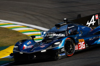 2024-07-14 - 36 VAXIVIERE Matthieu (fra), SCHUMACHER Mick (ger), LAPIERRE Nicolas (fra), Alpine Endurance Team, Alpine A424 #36, Hypercar, action during the 2024 Rolex 6 Hours of Sao Paulo, 5th round of the 2024 FIA World Endurance Championship, from July 12 to 14, 2024 on the Autódromo José Carlos Pace in Interlagos, Brazil - FIA WEC - 6 HOURS OF SAO PAULO 2024 - ENDURANCE - MOTORS