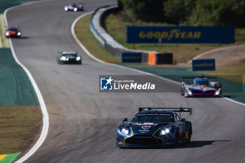 2024-07-14 - 27 JAMES Ian (usa), MANCINELLI Daniel (ita), RIBERAS Alex (spa), Heart of Racing Team, Aston Martin Vantage GT3 #27, LM GT3, action during the 2024 Rolex 6 Hours of Sao Paulo, 5th round of the 2024 FIA World Endurance Championship, from July 11 to 14, 2024 on the Autódromo José Carlos Pace in Interlagos, Brazil - FIA WEC - 6 HOURS OF SAO PAULO 2024 - ENDURANCE - MOTORS