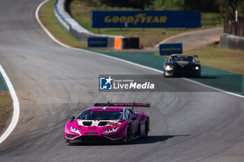 2024-07-14 - 85 BOVY Sarah (bel), FREY Rahel (swi), GATTING Michelle (dnk), Iron Dames, Lamborghini Huracan GT3 Evo2 #85, LM GT3, action during the 2024 Rolex 6 Hours of Sao Paulo, 5th round of the 2024 FIA World Endurance Championship, from July 11 to 14, 2024 on the Autódromo José Carlos Pace in Interlagos, Brazil - FIA WEC - 6 HOURS OF SAO PAULO 2024 - ENDURANCE - MOTORS