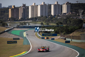 2024-07-14 - 50 FUOCO Antonio (ita), MOLINA Miguel (spa), NIELSEN Nicklas (dnk), Ferrari AF Corse, Ferrari 499P #50, Hypercar, action during the 2024 Rolex 6 Hours of Sao Paulo, 5th round of the 2024 FIA World Endurance Championship, from July 11 to 14, 2024 on the Autódromo José Carlos Pace in Interlagos, Brazil - FIA WEC - 6 HOURS OF SAO PAULO 2024 - ENDURANCE - MOTORS