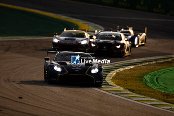 2024-07-14 - 27 JAMES Ian (usa), MANCINELLI Daniel (ita), RIBERAS Alex (spa), Heart of Racing Team, Aston Martin Vantage GT3 #27, LM GT3, action during the 2024 Rolex 6 Hours of Sao Paulo, 5th round of the 2024 FIA World Endurance Championship, from July 12 to 14, 2024 on the Autódromo José Carlos Pace in Interlagos, Brazil - FIA WEC - 6 HOURS OF SAO PAULO 2024 - ENDURANCE - MOTORS