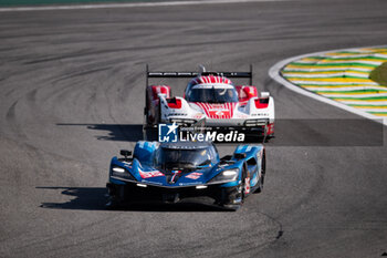 2024-07-14 - 35 MILESI Charles (fra), HABSBURG-LOTHRINGEN Ferdinand (aut), CHATIN Paul-Loup (fra), Alpine Endurance Team #35, Alpine A424, action during the 2024 Rolex 6 Hours of Sao Paulo, 5th round of the 2024 FIA World Endurance Championship, from July 11 to 14, 2024 on the Autódromo José Carlos Pace in Interlagos, Brazil - FIA WEC - 6 HOURS OF SAO PAULO 2024 - ENDURANCE - MOTORS